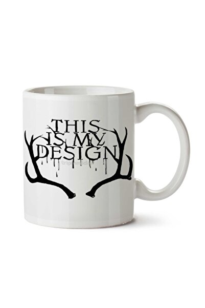 ART HEDİYE كوب مطبوع على الجانبين من This Is My Design