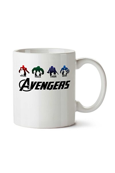 ART HEDİYE كوب Avengers Semboller.png مطبوع على الجانبين