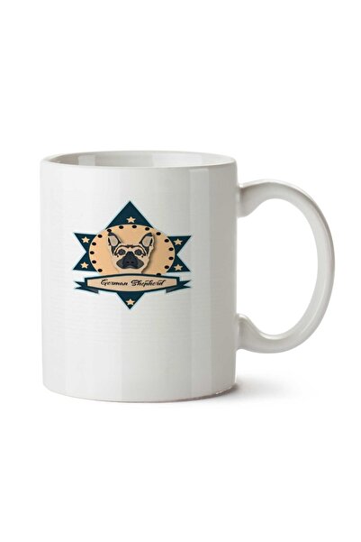 ART HEDİYE كوب كلب ألماني مطبوع على الجانبين