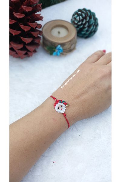 Atolye Ferda New Year Miyuki Santa Claus Bracelet New Year Lucky Bracelet