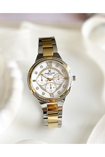 Daniel Klein Gold Gümüş Kadın Kol Saati