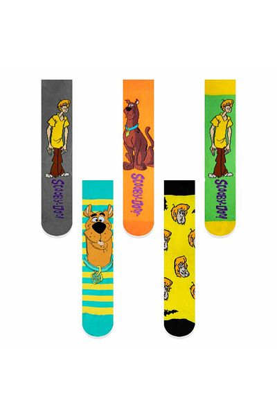 Vitamin Çorap Комплект от 5 цветни чорапи Scooby Shaggy