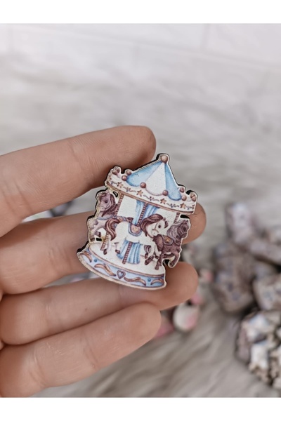 guluslazerkesim 15 Adet Ahşap Uv Baskı 4 Cm Atlı Karınca Figür