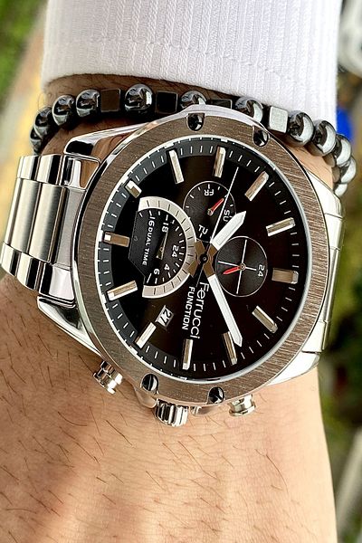 Ferrucci Function All Functions Active Men's Wristwatch + Bracelet Gift