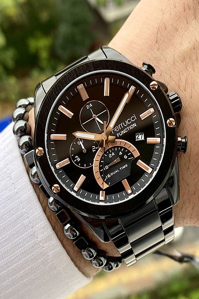 Ferrucci Function All Functions Active Men's Wristwatch + Bracelet Gift