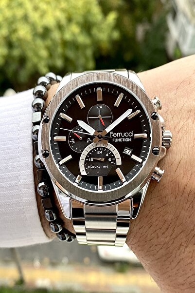 Ferrucci Functıon Tüm Fonksiyonları Aktif Erkek Kol Saati+Bileklik Hediyeli