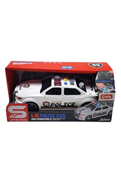Need Ctoy Işıklı ve Sesli Beyaz Polis Arabası - New