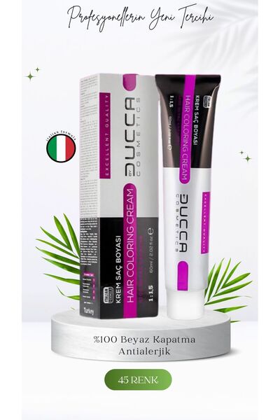 BY DUCCA Çikolata Kahve No 5.34 Saç Boyası 60 ml (PROFESYONEL SAÇ BOYASI)