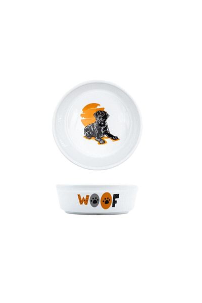 Glipet Washable Ceramic Food and Water Bowl 16 cm 400 ml No-9