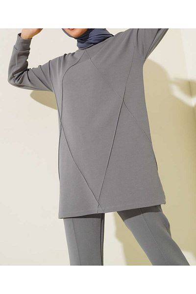 VOLT CLOTHİNG Damen-Doppelanzug mit Çima-Muster
