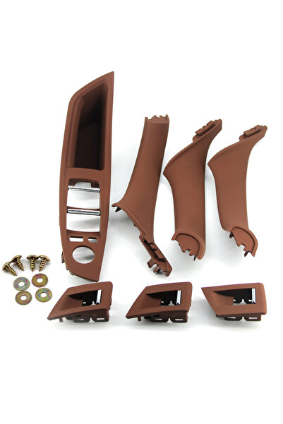 3M Bmw F10 5 Serisi (2011-2016) Taba Renk Iç Kapı Kolu Tutamağı Ve Cam Tuş Se...