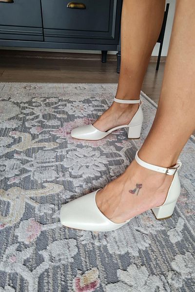 Topukla Footwear 34IZ 60 Pantofi de seară pentru femei, cu toc gros, cu curele la gleznă