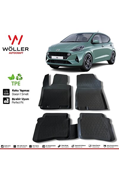 wöller Hyundai I10 Uyumlu Paspas 2020 Sonrası 3d Havuzlu Paspas