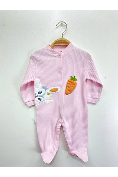 Puro Cotone Baby Rompers Pink