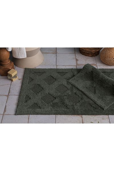 Apricitas HOME Diamond Tufting 2-pack Bath Mat Sage
