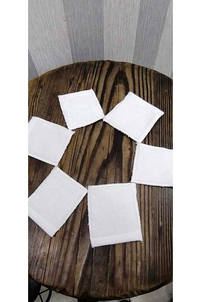 MEŞELİ TEKSTİL 6 Pieces square Makeup Remover pad
