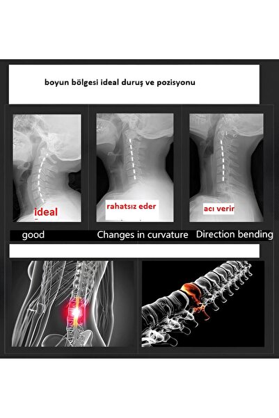 Genel Markalar Yeni Ortopedik 3d Oto Boyun Yastığı Kaliteli Suni Deri 2 Adet