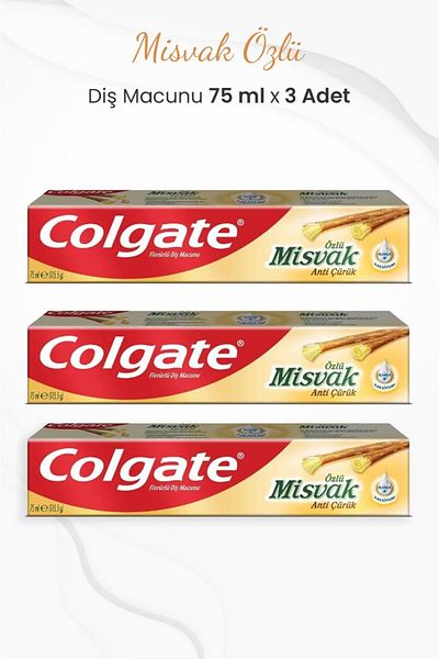 Colgate Miswak Extract Toothpaste 75 ml x 3 Pieces