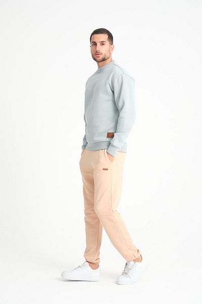COOLHILL Ανδρικό φούτερ Ice Blue Crew Neck Basic Crest