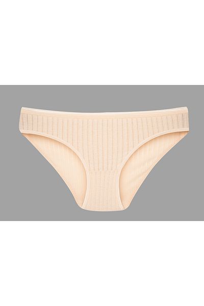 Ramior Pachet de 5 chiloți de bikini din bumbac 100%, cusături în lanț, țesătură respirabilă
