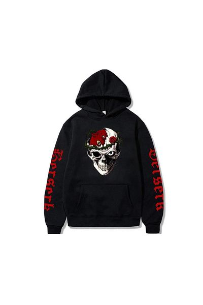 Touz Anime Bersek Printed Oversize Hoodie