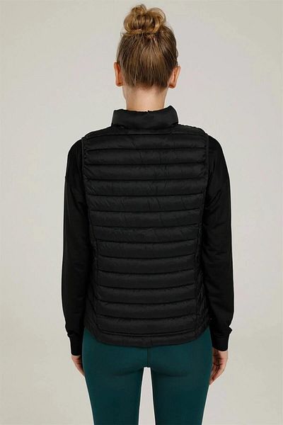 lumberjack Sn34 Basic Vest Hidden 2 Pocket Bag Turtleneck