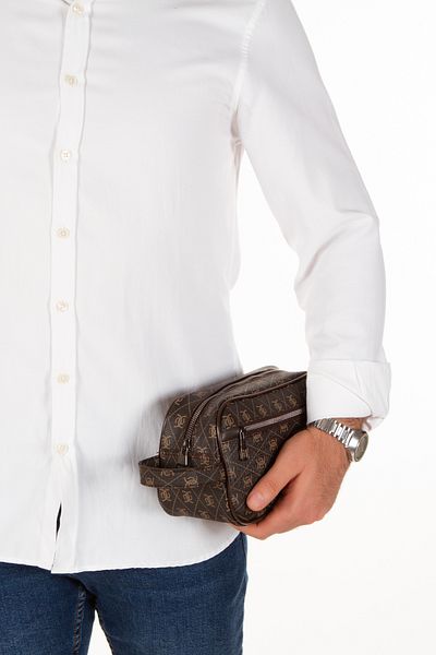 Adelina Bags حقيبة يد منقوشة للسفر Hangbag Rio Brown
