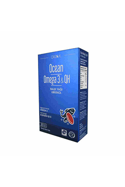 Ocean كبسولة أوميجا 3 وQH 30 الناعمة - مكمل غذائي غني