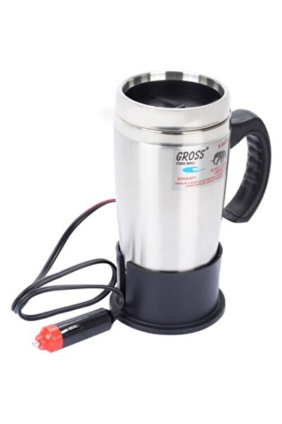 Gross 12Volt Araç İçi Termos Kettle Su Isıtıcı 500ML