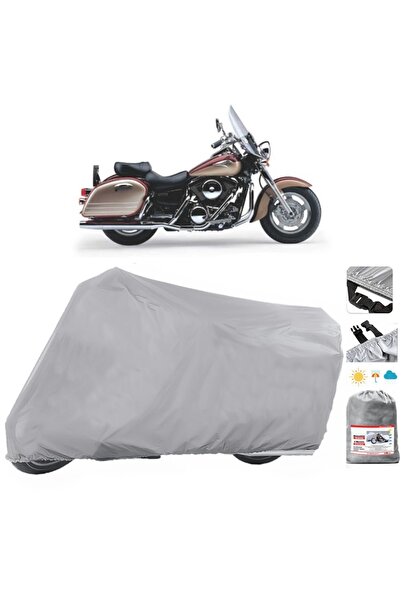 AUTOLION For Kawasaki VN 1500 Classic Tourer Motorcycle Tarpaulin Waterproof ...