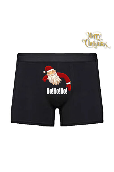 HediyeMania عيد الميلاد مخصص سانتا كلوز مطبوعة Espirili الرجال السود الملاكم ...