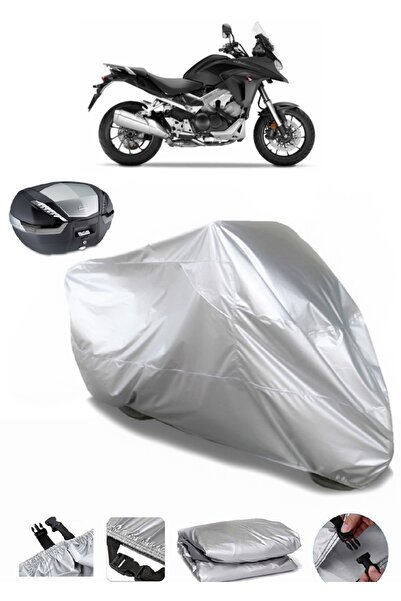 AUTOLION Honda VFR 800 X Crossrunner Rear Bag Compatible Motorcycle Tarpaulin...