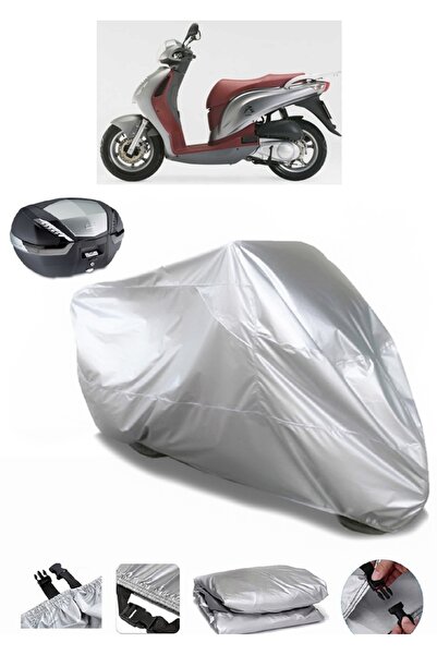 AUTOLION حقيبة خلفية متوافقة مع القماش المشمع للدراجات النارية Honda PS 150i ...