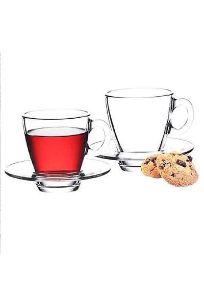 Paşabahçe Aqua 6-Piece Tea Set 12 Pieces -95040