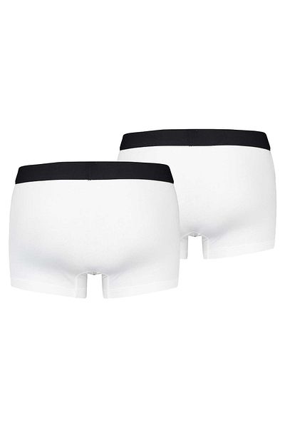 Levi's LEVI´S Herren Boxershorts, 2er Pack - Solid Basic Trunk Organic, Logobund