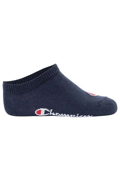 Champion Kinder 3er-Pack Sneakersocken – Logo, einfarbig