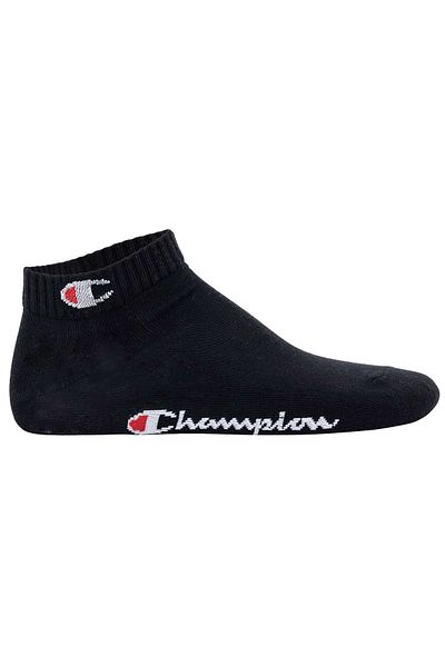 Champion Unisex-Socken, 3er-Pack – Viertelsocken, Basic, Logo