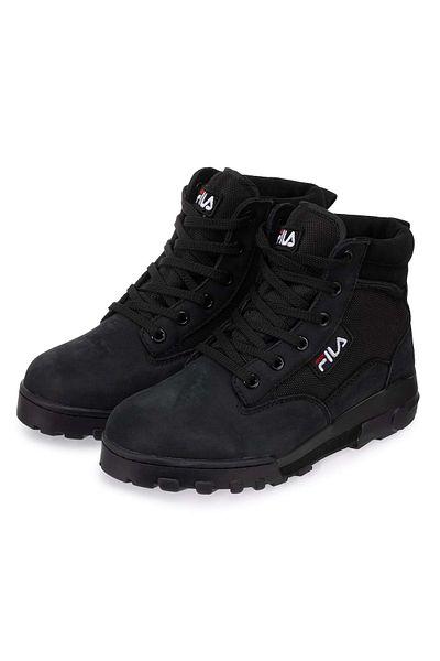 Fila Herren Stiefel - GRUNGE II mid, Outdoorové boty, Logo, Schnürung, einfarbig