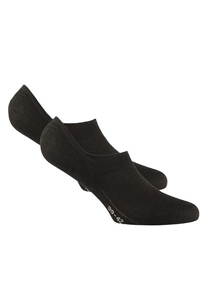 Rohner Basic Unisex Füßlinge, 2er Pack - Basic Footies, Baumwolle