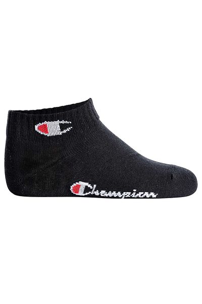 Champion Kinder 3er-Pack Socken – Viertel, Logo, Einfarbig