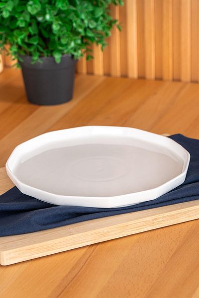 ACAR Hexagon Art Single Cake Plate - 21 cm MST416