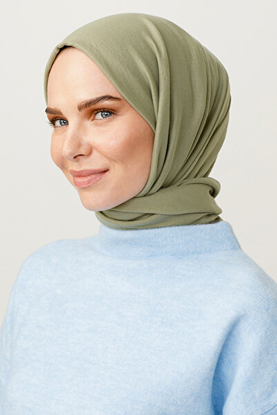 VALORSCARF DESERT GREEN COTTON CRASH SHAWL