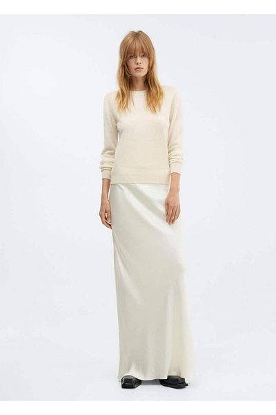 MANGO Woman High collar wool sweater