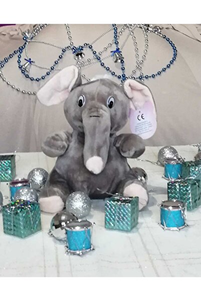 Kızılkaya Oyuncak Sevimli Peluş Fil 20 Cm - Yılbaşı Hediyesi - Çocuk