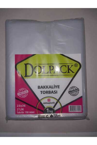 DOLPAK NAYLON TORBA 2 KG LIK - BOYUTLARI 23*36 - HER PAKET 1 KG.