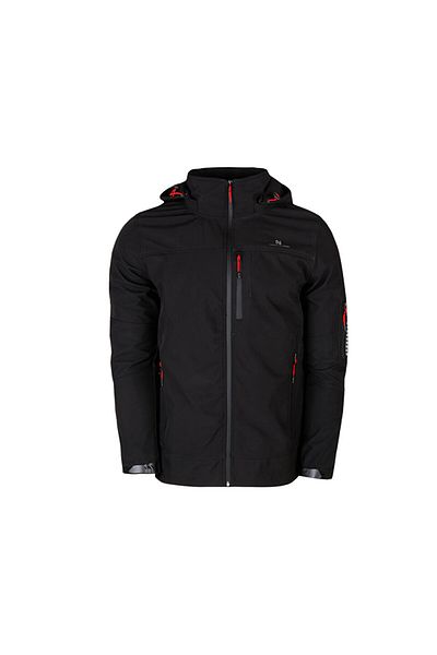 North Alaska Softshell Coat Ανδρικό παλτό casual NJ1001-001 Μαύρο
