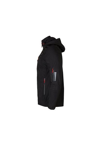 North Alaska Softshell Coat Ανδρικό παλτό casual NJ1001-001 Μαύρο