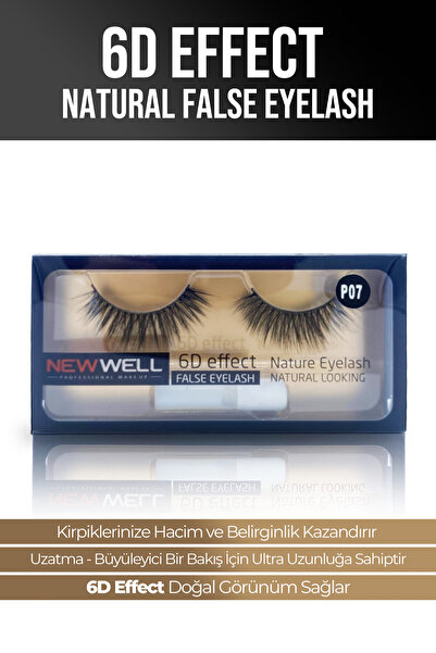 6D Effect Natural False Eyelash P07