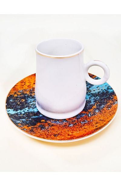 GÖNÜL SINGLE PERSON MODERN CUP SET BLACK - 2