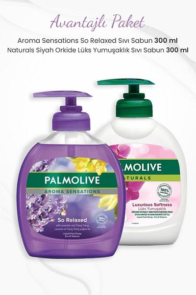 Palmolive So Relaxed and Black Orchid Liquid Soap 300 ml